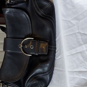 Genuine black Coach handbag